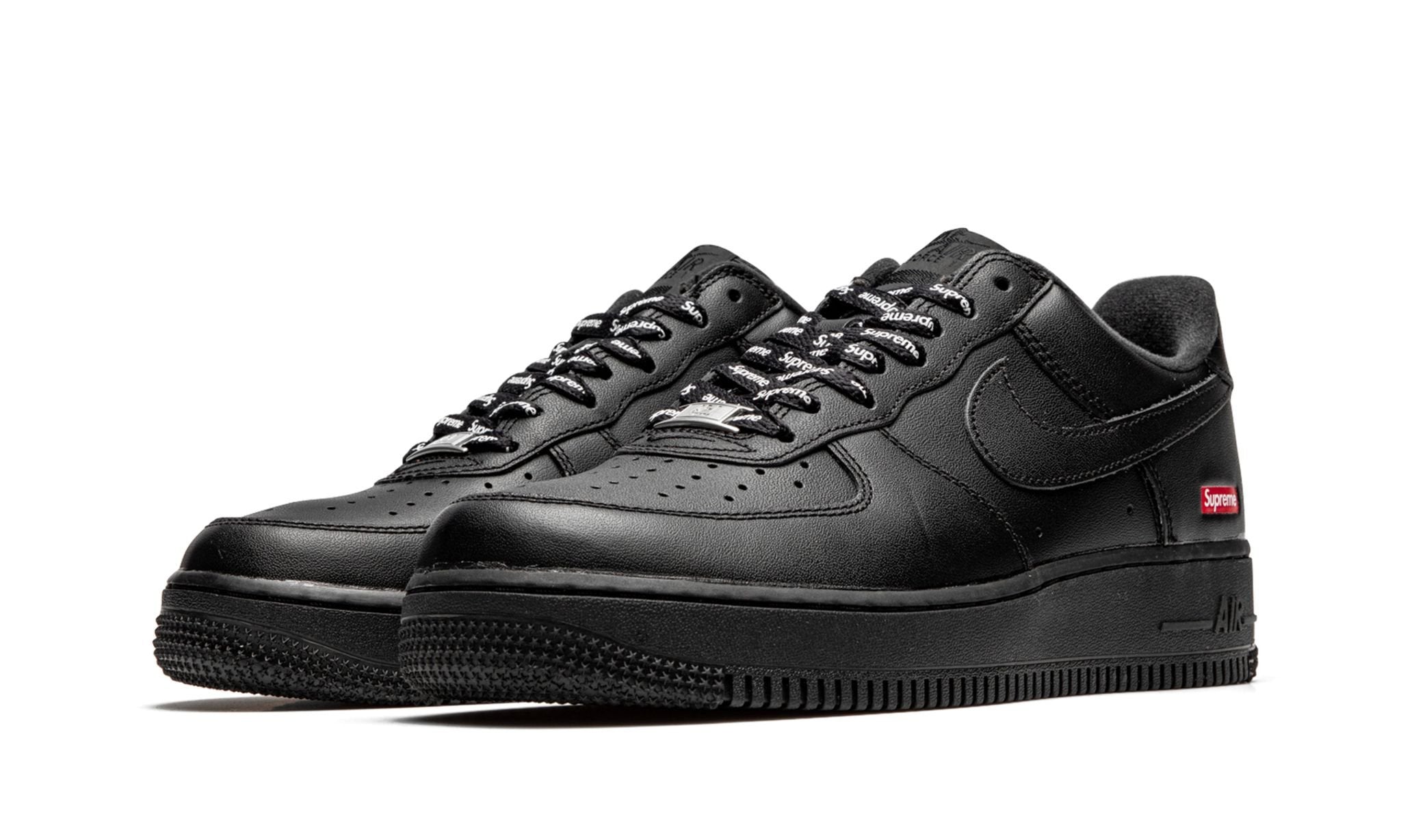 Supreme X Air Force 1 Low Box Logo Black