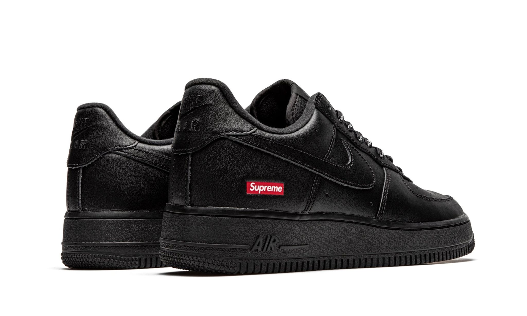 Supreme X Air Force 1 Low Box Logo Black