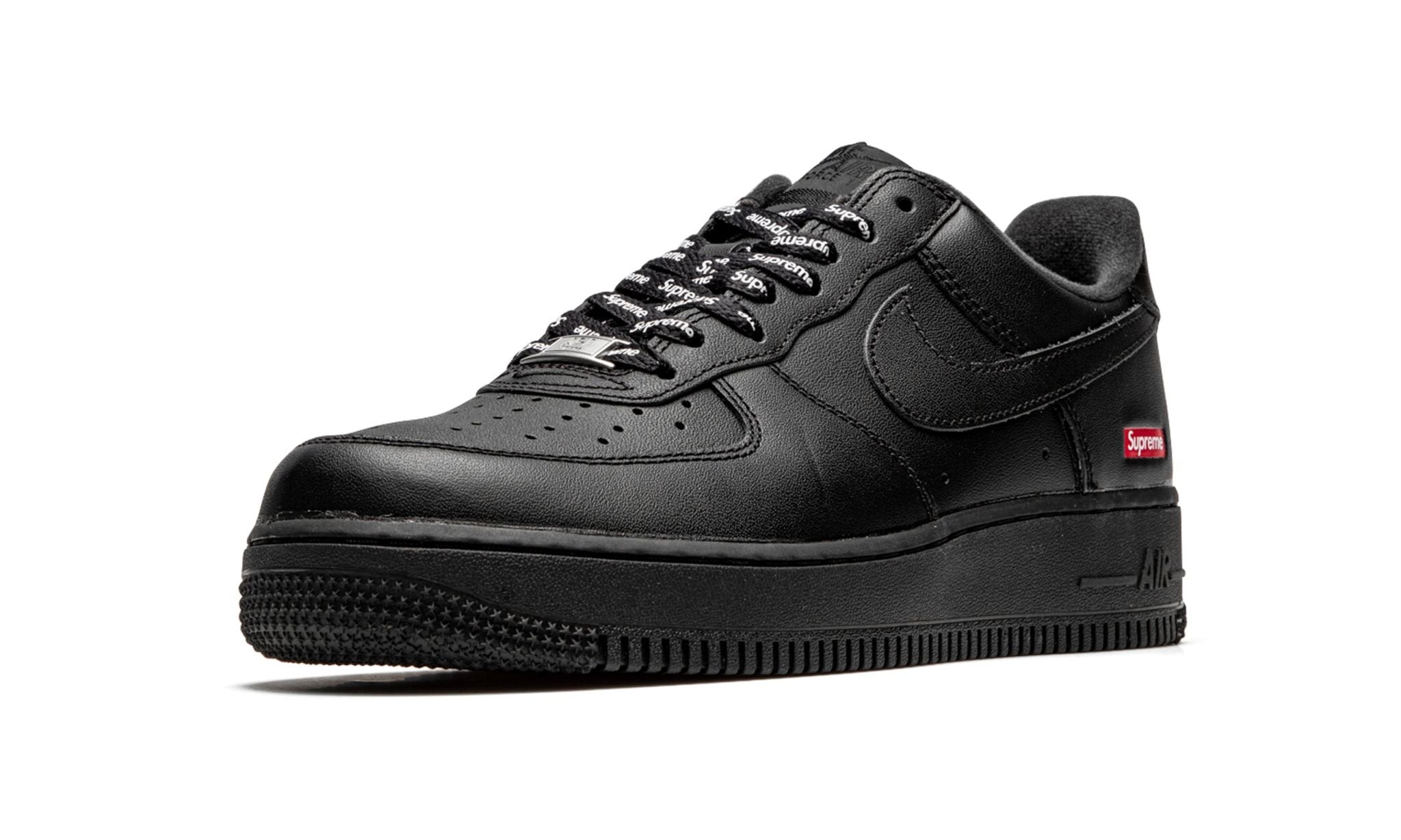 Supreme X Air Force 1 Low Box Logo Black
