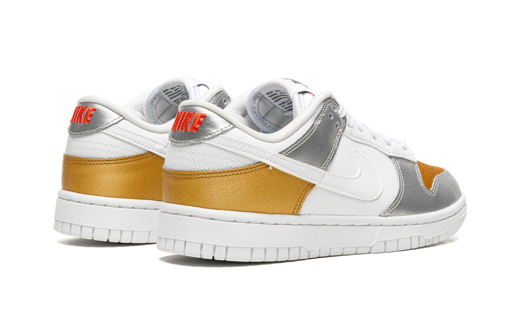 Dunk Low White Gold Silver