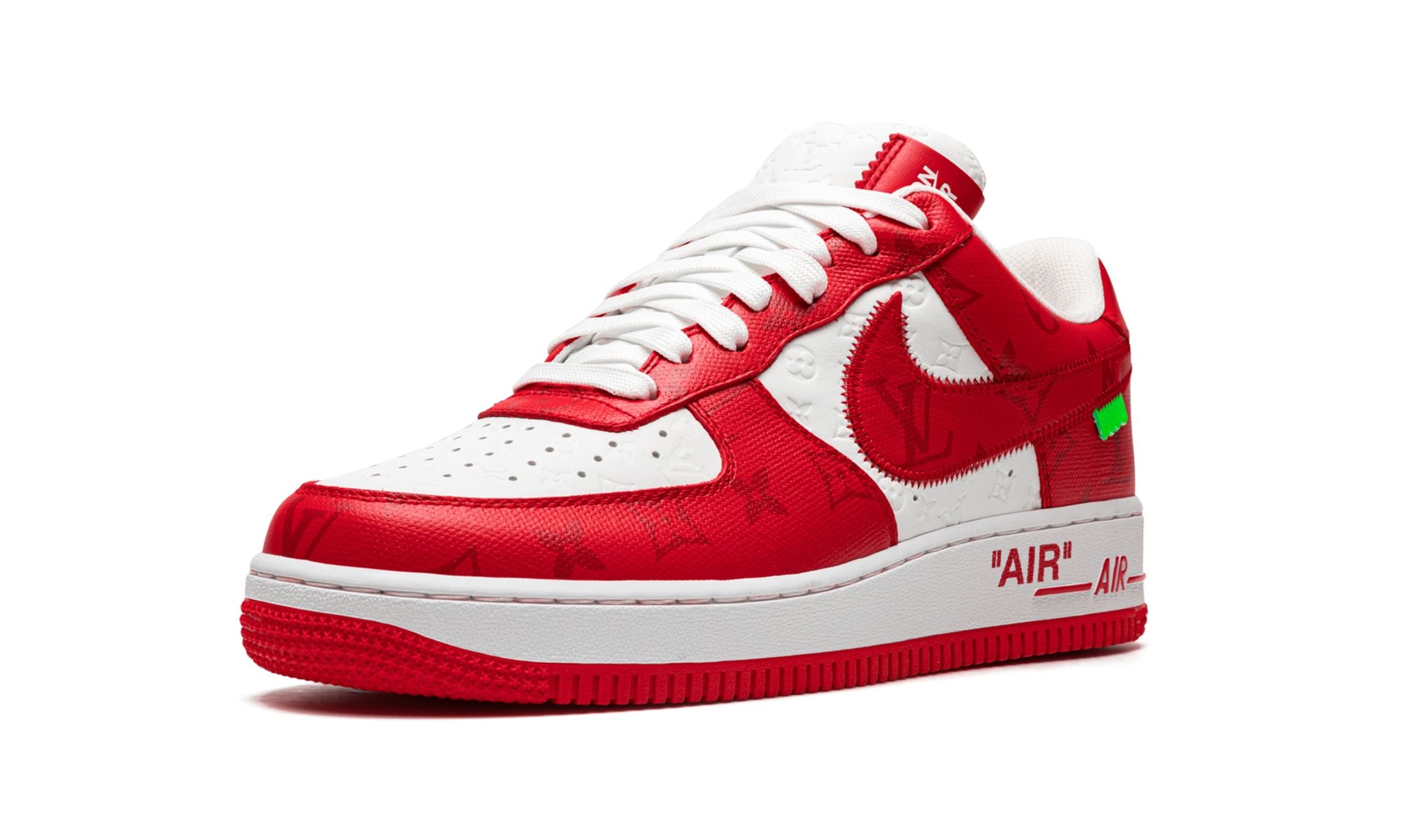 Louis Vuitton X Air Force 1 Low White Comet Red