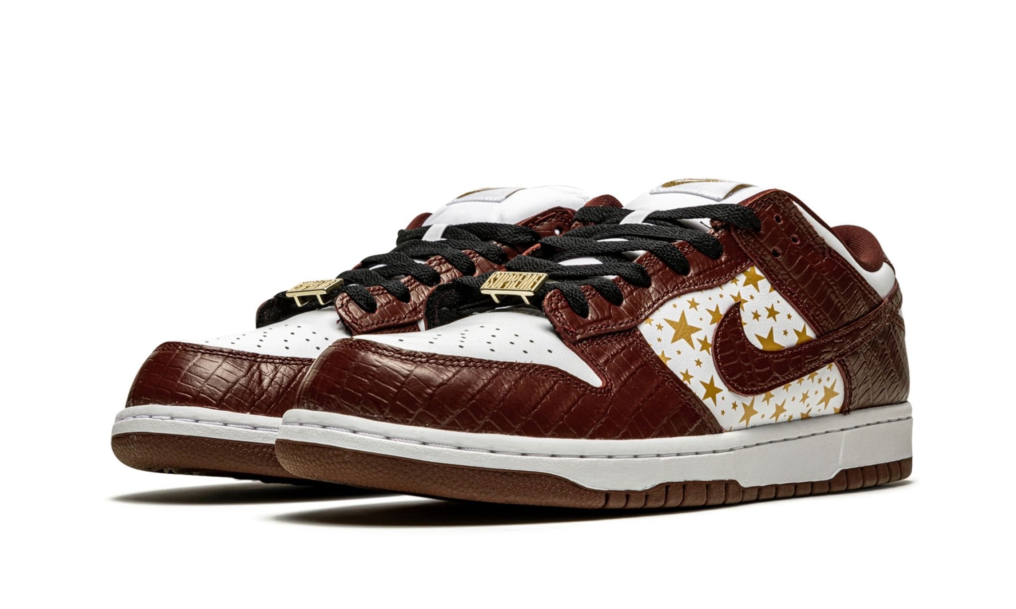 Supreme X SB Dunk Low OG QS Barkroot Brown