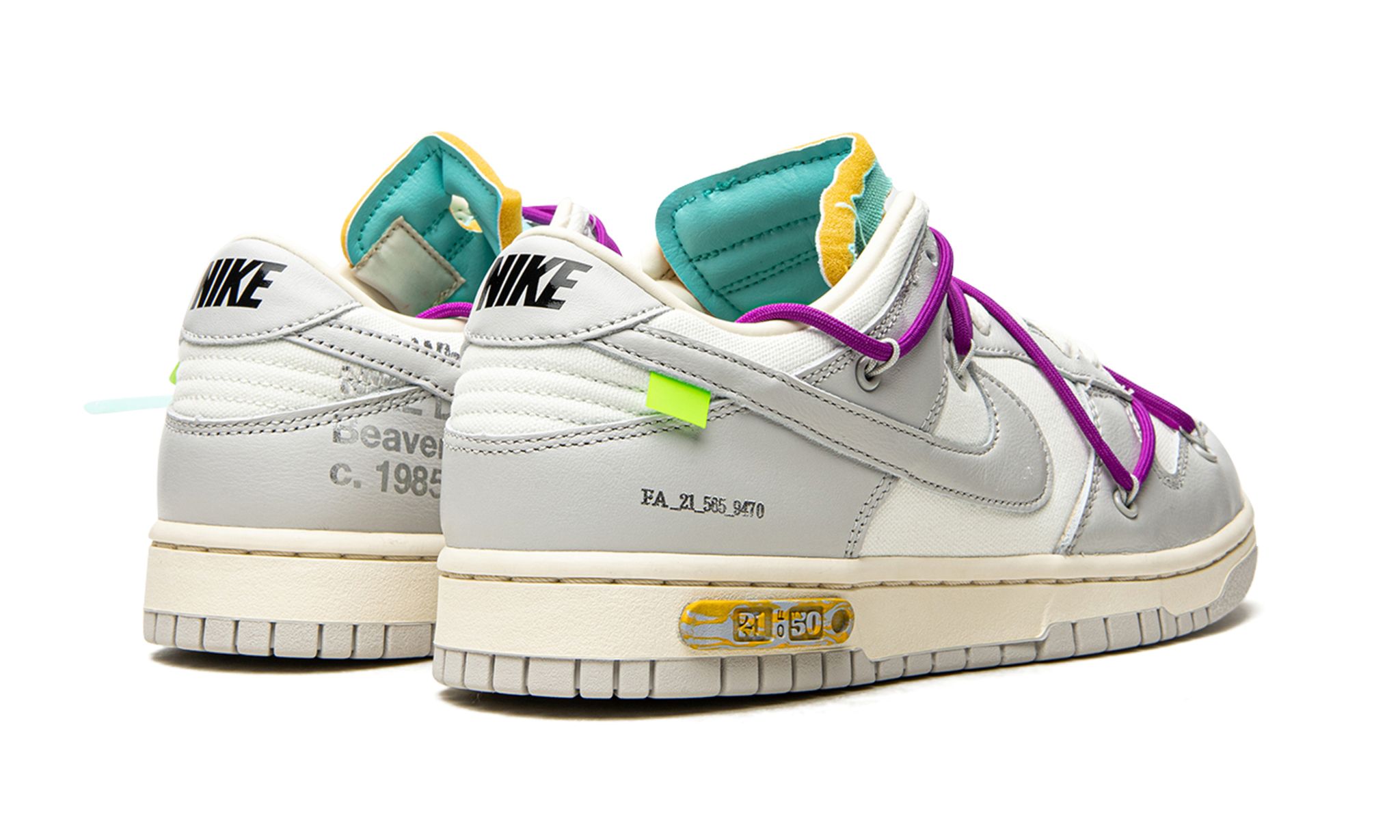 Dunk Low Off White Lot 21