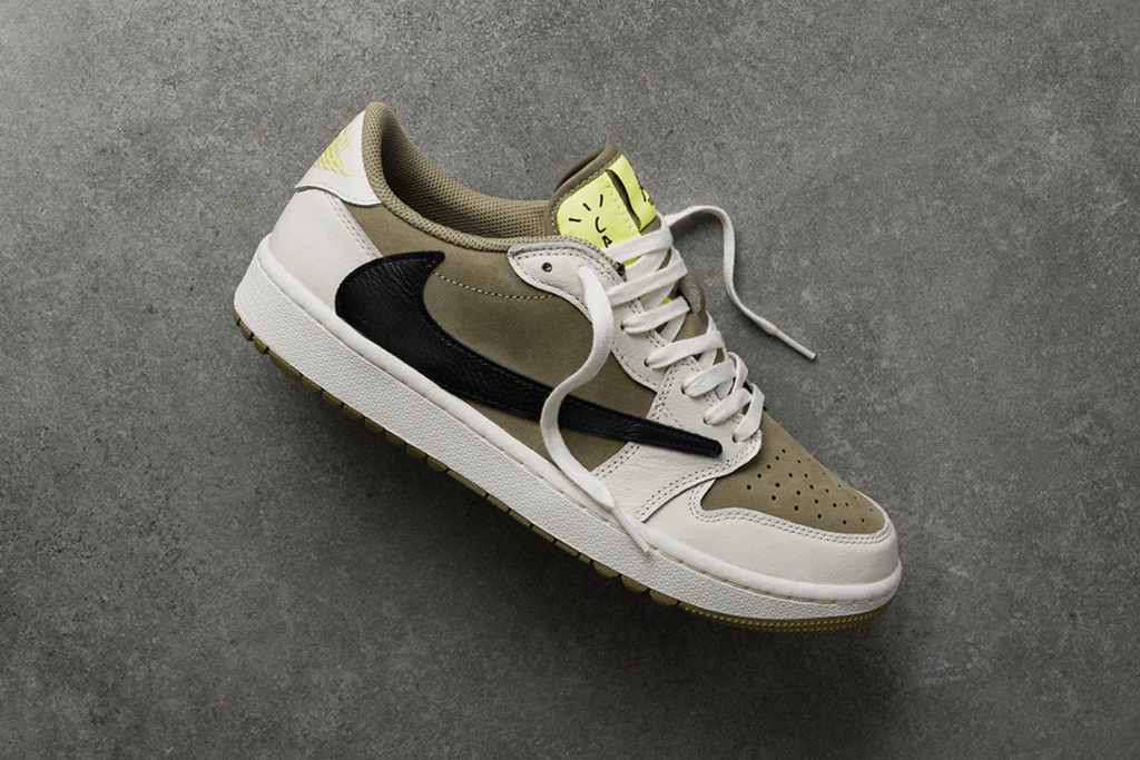 シューズ(男性用) NIKE Air Jordan 1 Golf Travis Scott 26cm Air Jordan 1 Low Golf x Travis Scott – Hype, Performance & Resale
