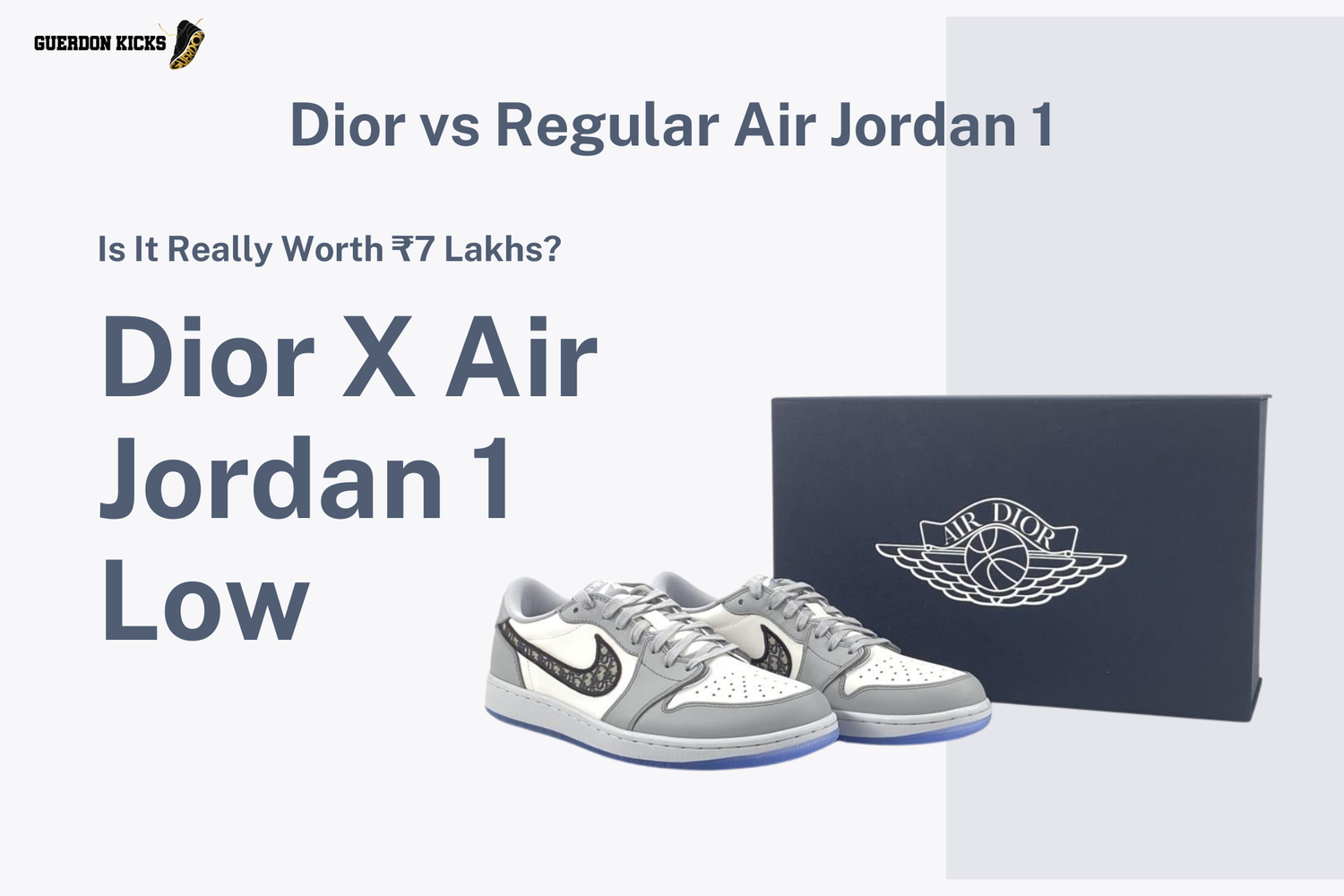 Dior Vs Regular Jordan 1