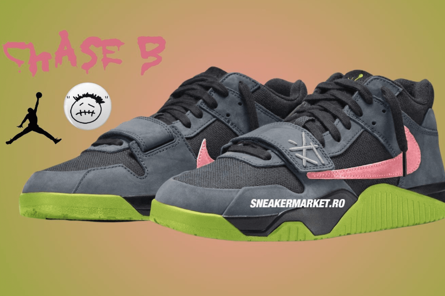 First-Ever Collab on Jumpman Jack TR by Chase B x Travis Scott is Here - Guerdon Kicks