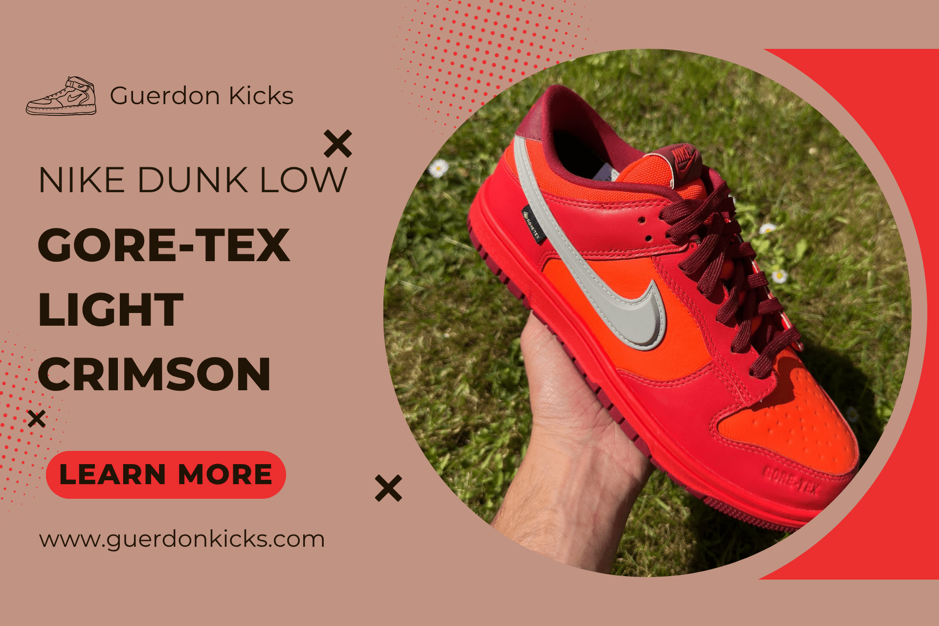 Nike Dunk Low GORE-TEX “Light Crimson” Set to Release in Spring 2026 - Guerdon Kicks