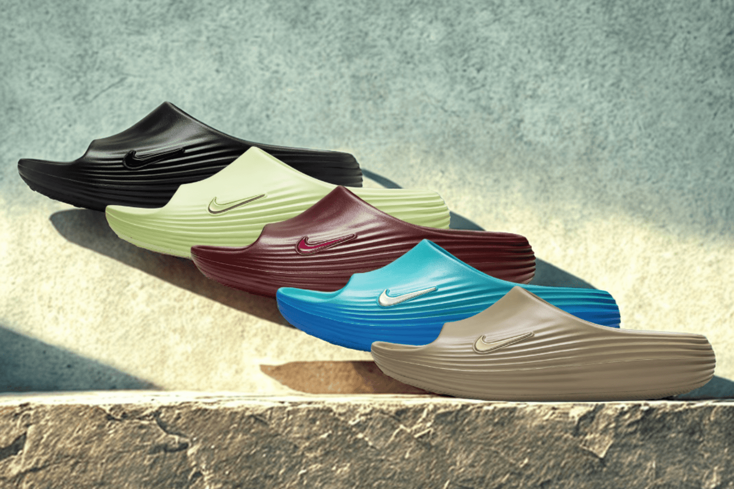 Nike ReactX Rejuven8 Slides Drop in Fresh Colors for Summer 2025 - Guerdon Kicks
