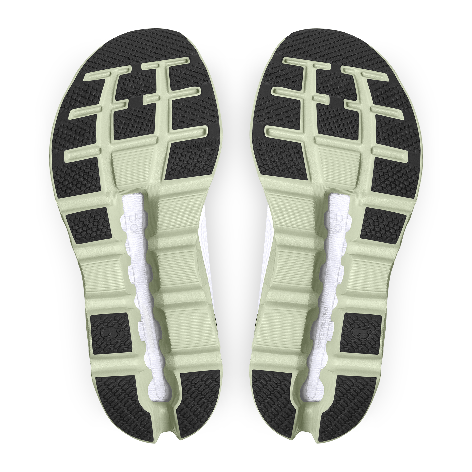 On Running Cloudstratus White Black Sage (Women's)