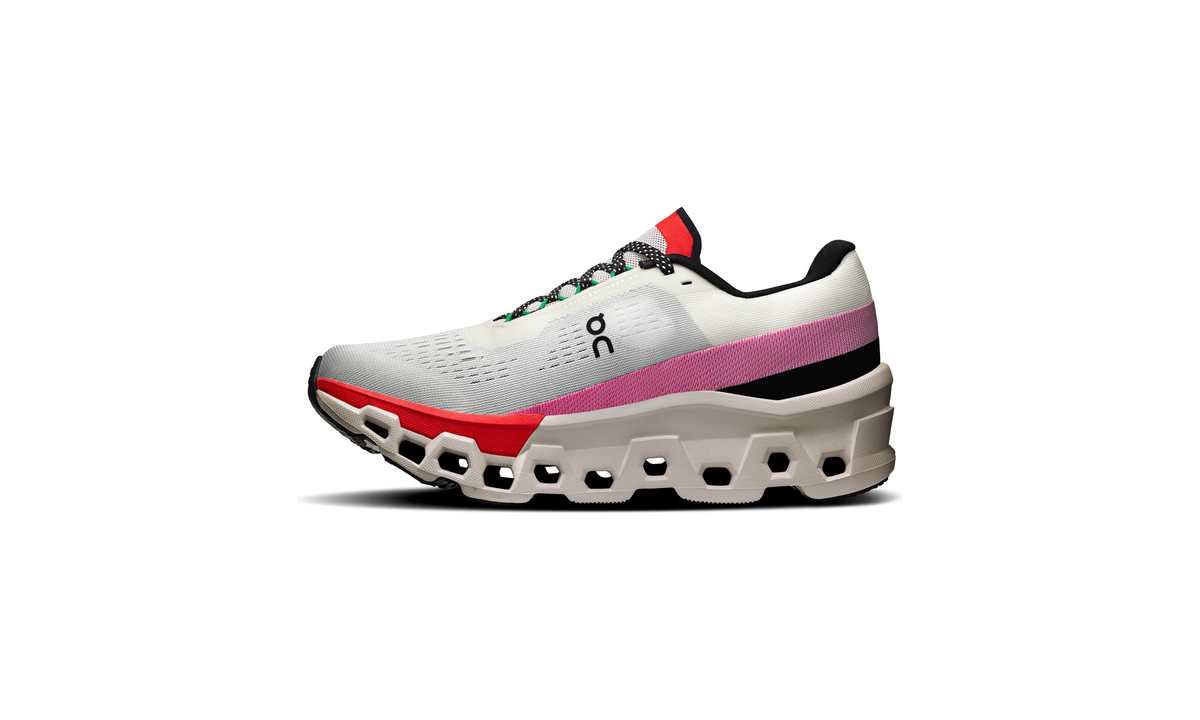 On Running Cloudmonster 2 Ivory Silver Red (Women's)