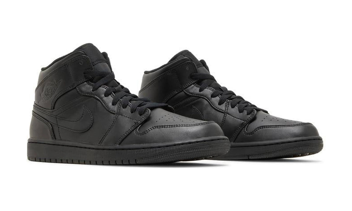Air Jordan 1 Mid 'Triple Black' 2022