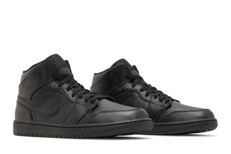 Air Jordan 1 Mid 'Triple Black' 2022