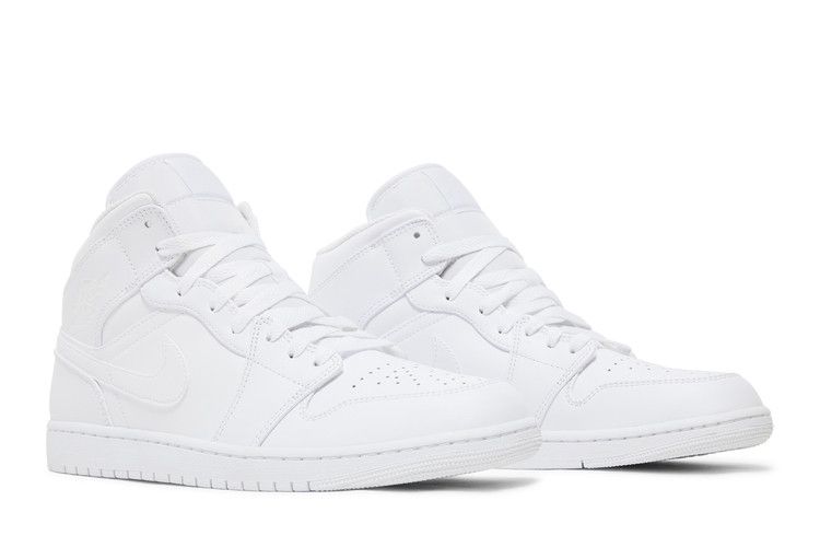 Air Jordan 1 Mid 'Triple White'