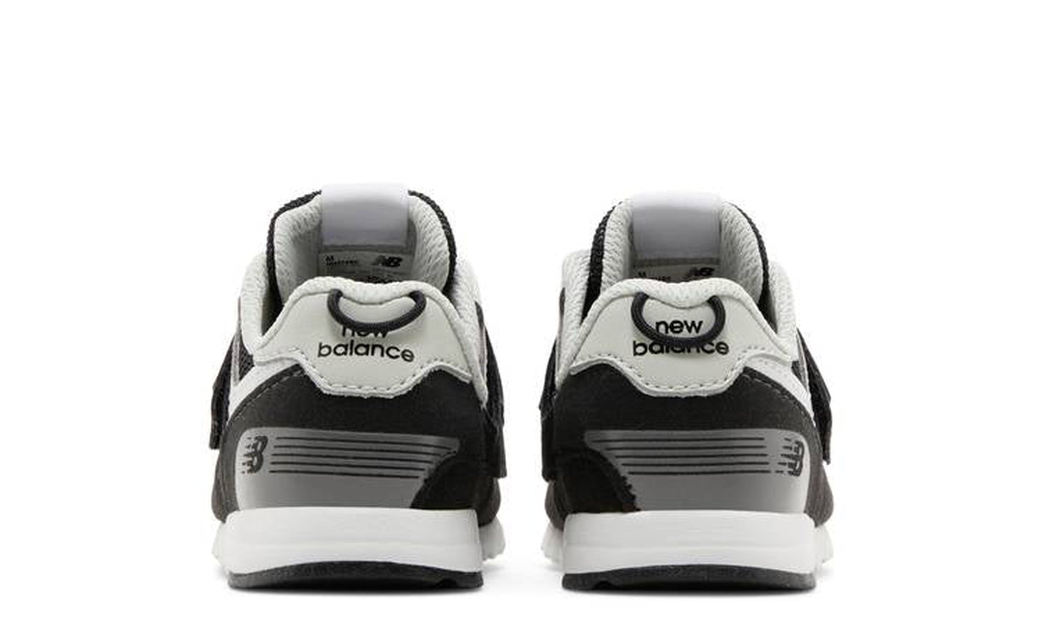 574 New-B Hook & Loop Toddler Wide 'Black White'