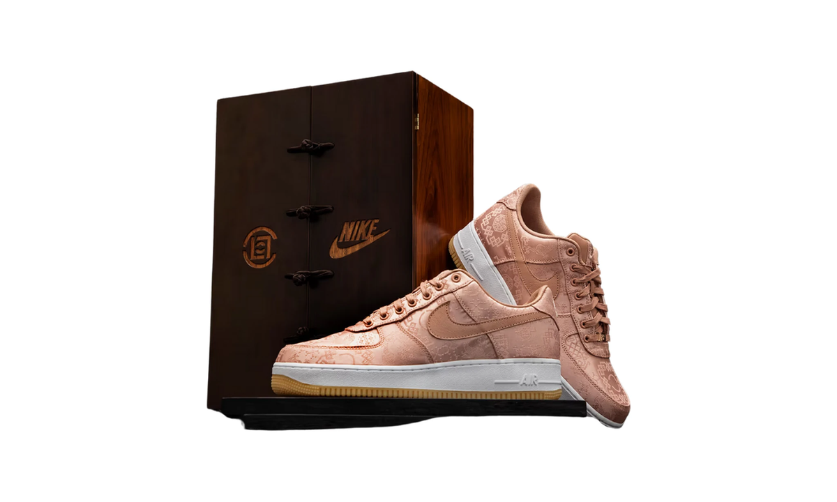 CLOT x Air Force 1 Low Premium 'Rose Gold Silk' Special Box