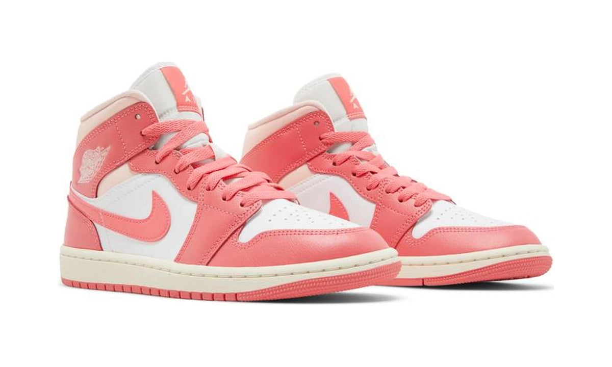 Wmns Air Jordan 1 Mid 'Strawberries and Cream'