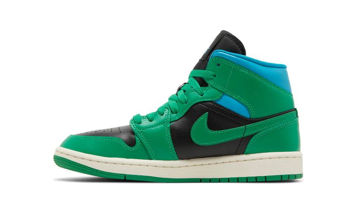Wmns Air Jordan 1 Mid 'Lucky Green Aquatone'