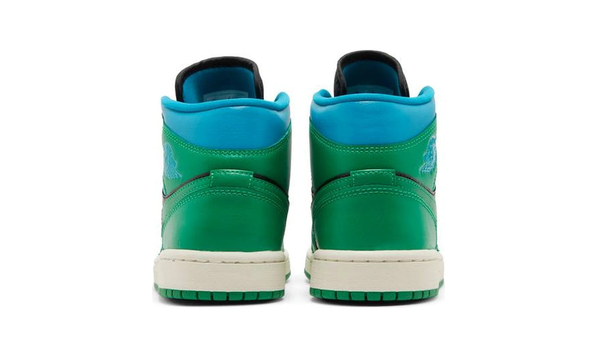Wmns Air Jordan 1 Mid 'Lucky Green Aquatone'
