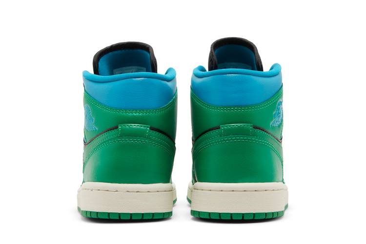 Wmns Air Jordan 1 Mid 'Lucky Green Aquatone'