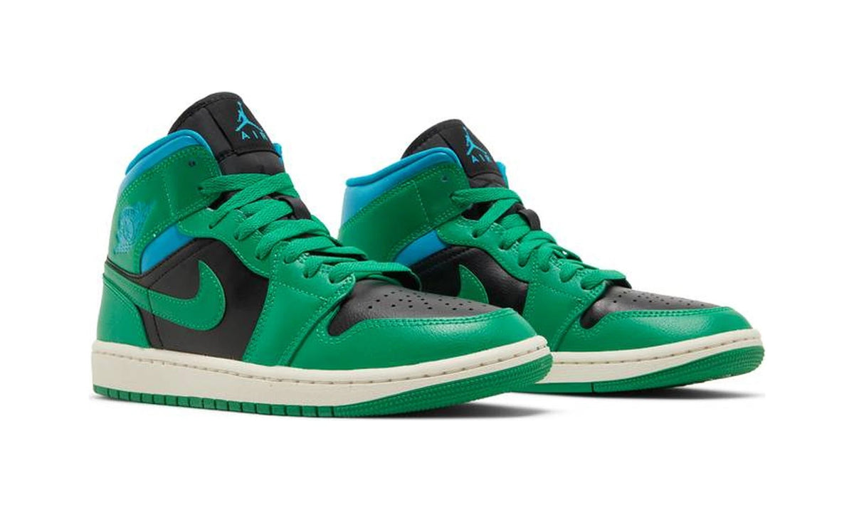 Wmns Air Jordan 1 Mid 'Lucky Green Aquatone'