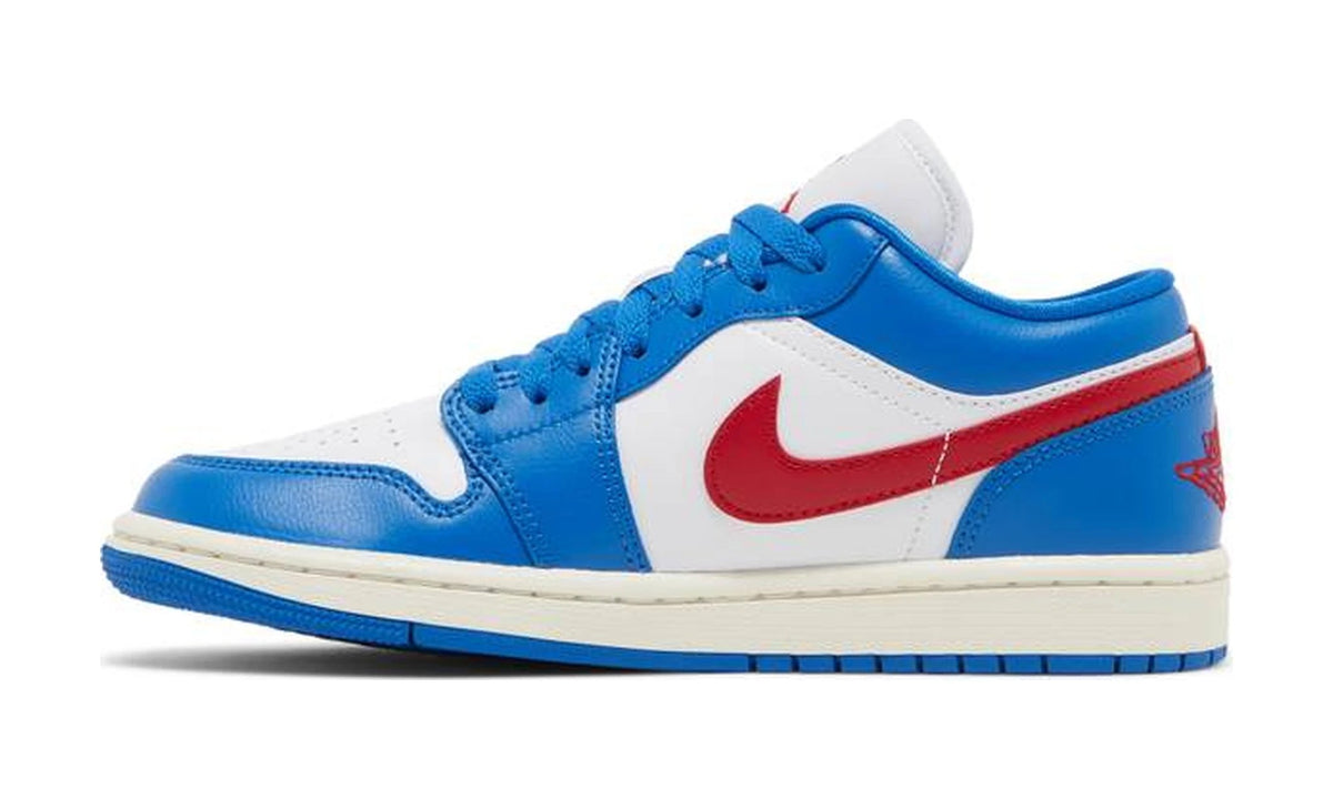 Wmns Air Jordan 1 Low 'Sport Blue Gym Red'