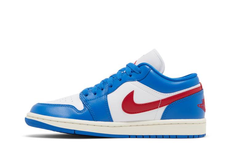 Wmns Air Jordan 1 Low 'Sport Blue Gym Red'