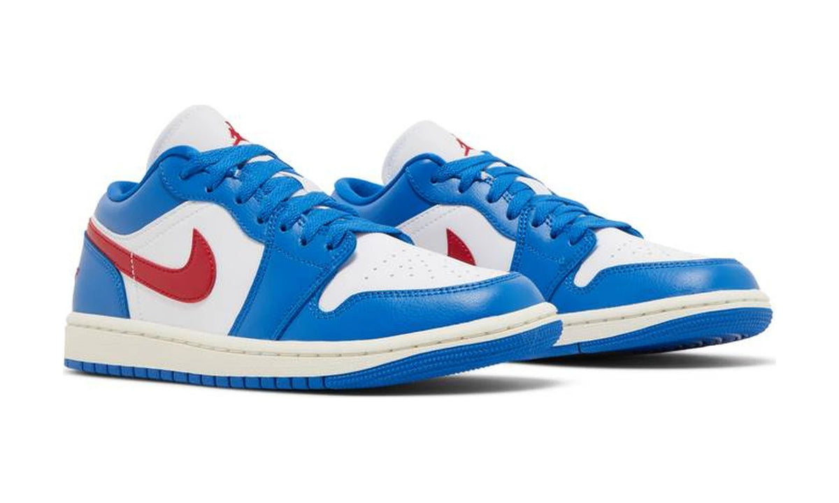 Wmns Air Jordan 1 Low 'Sport Blue Gym Red'