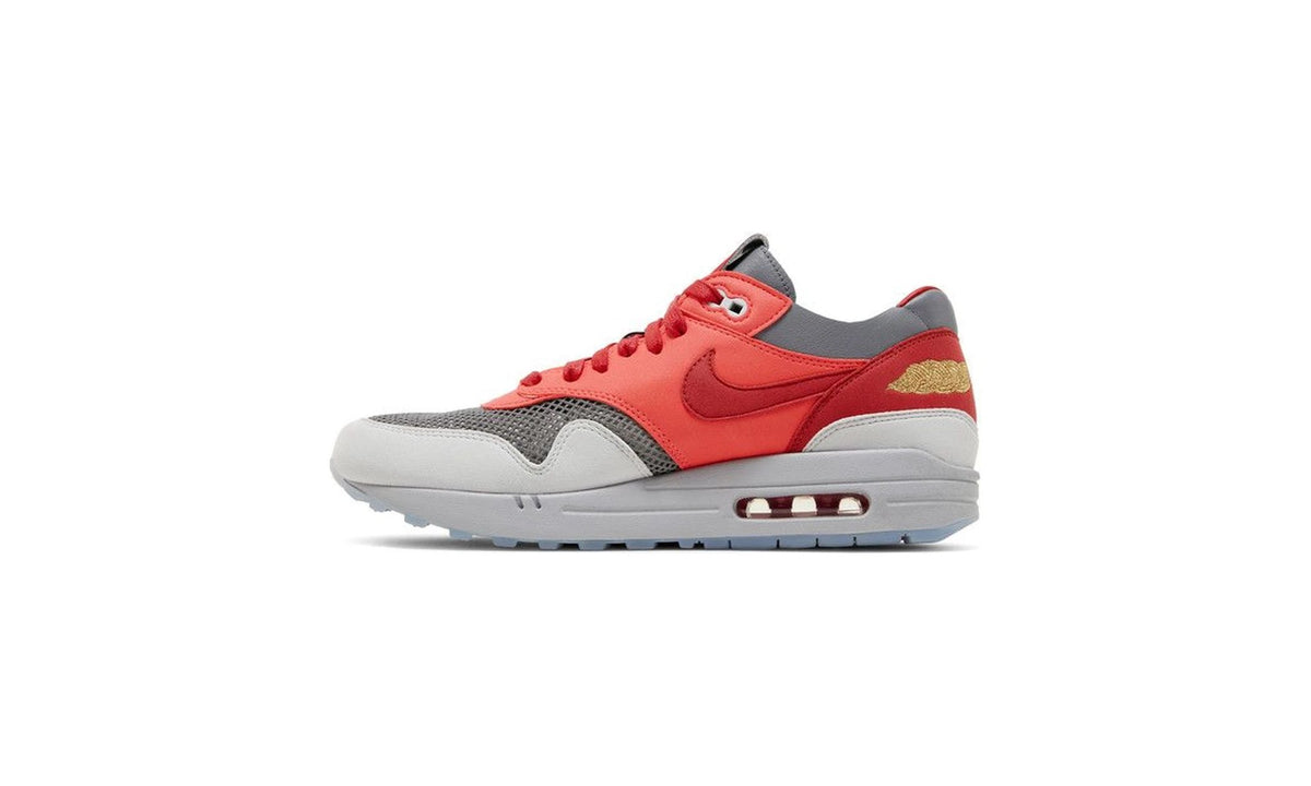 CLOT x Air Max 1 'Kiss Of Death - Solar Red' Special Box