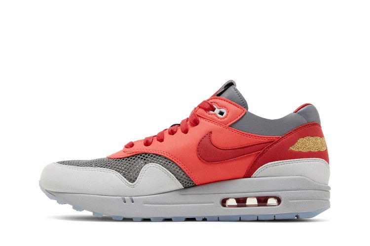 CLOT x Air Max 1 'Kiss Of Death - Solar Red' Special Box