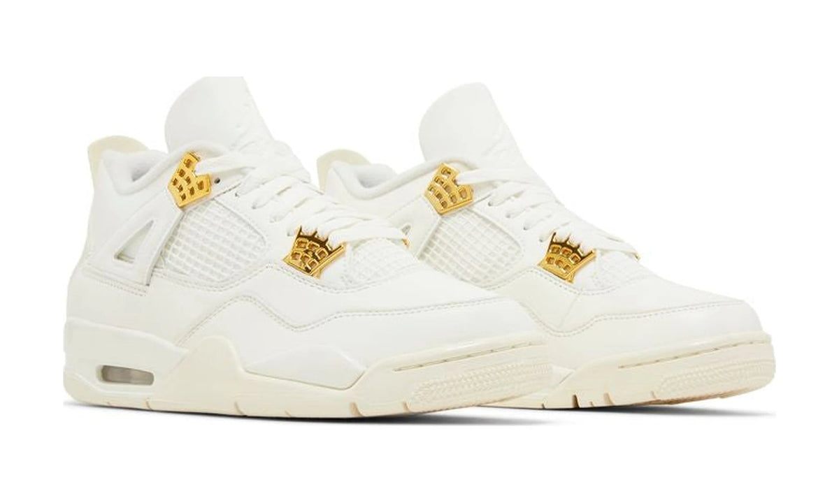 Wmns Air Jordan 4 Retro 'Metallic Gold'