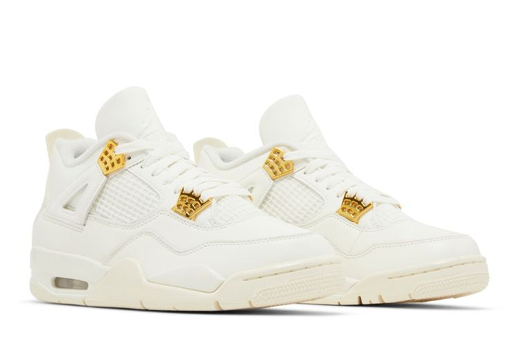 Wmns Air Jordan 4 Retro 'Metallic Gold'