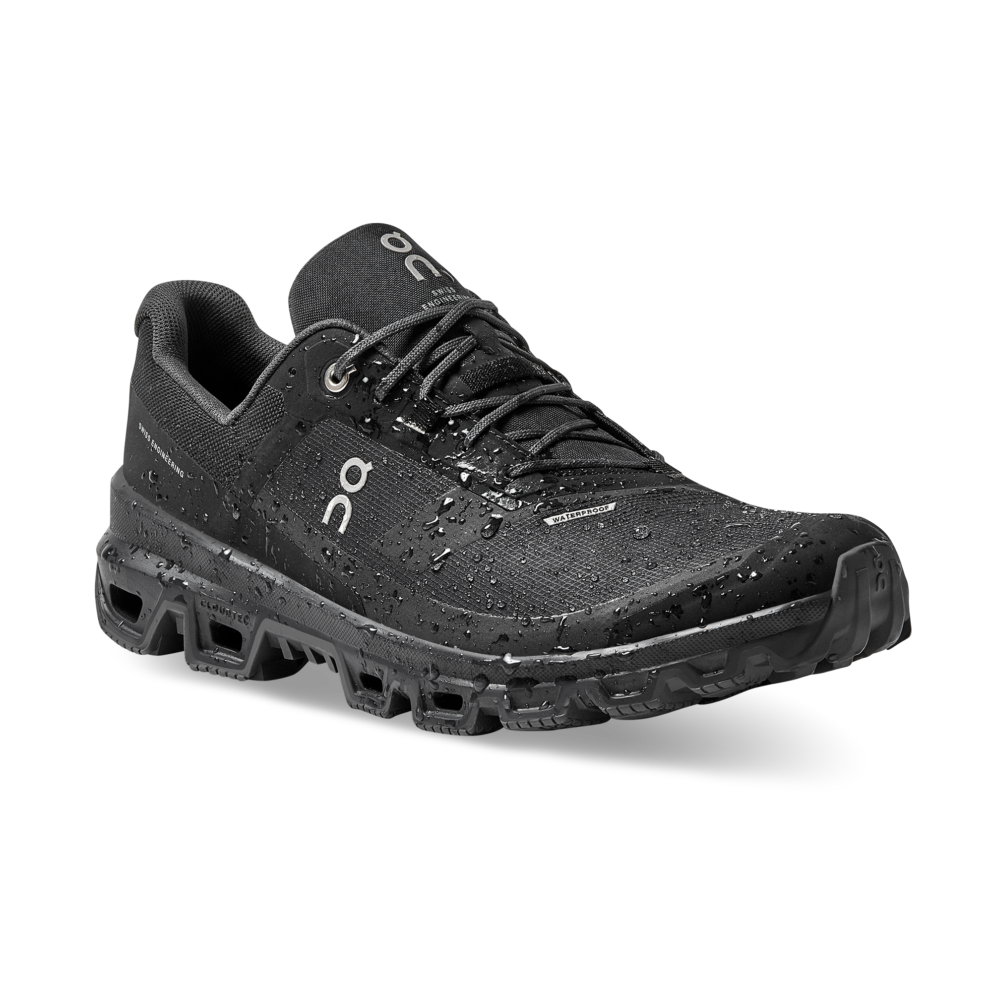 On Running Cloudventure Waterproof Black