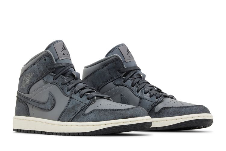 Wmns Air Jordan 1 Mid 'Distressed Smoke Grey'