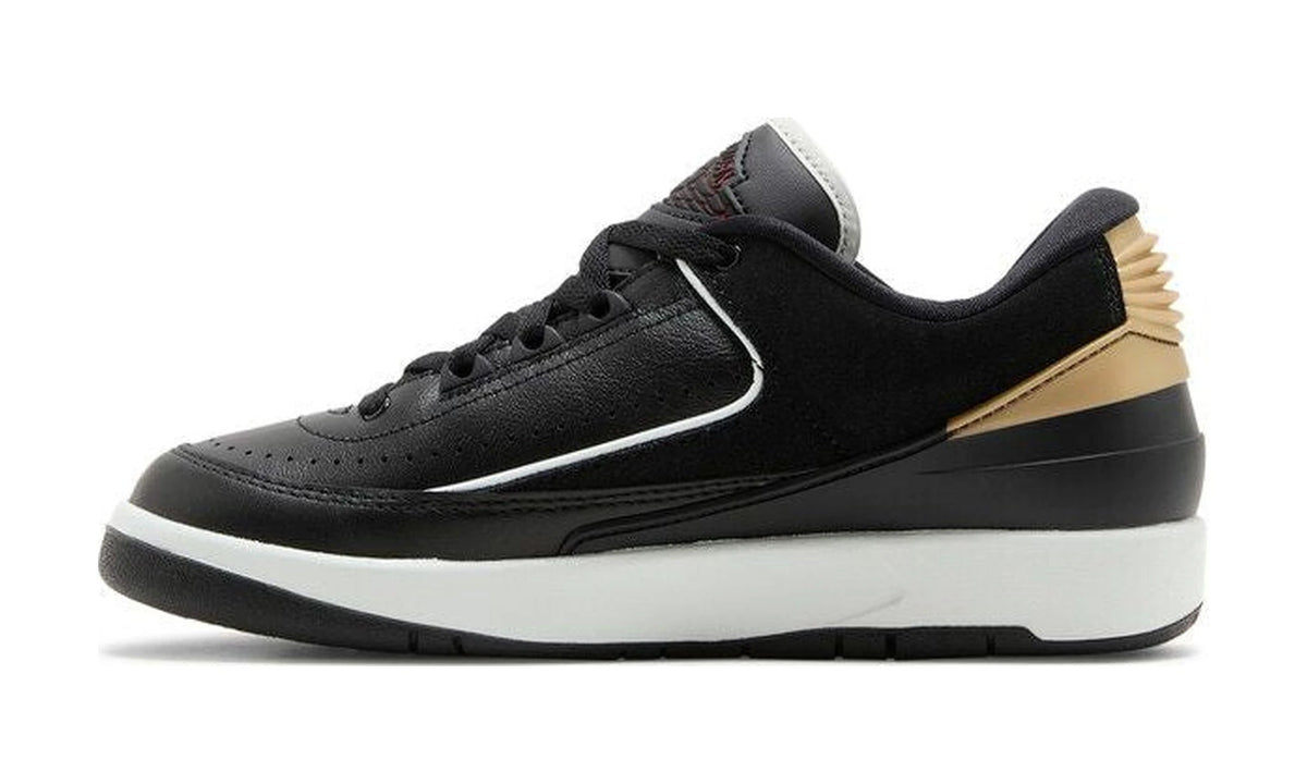 Wmns Air Jordan 2 Retro Low 'Black Metallic Gold'