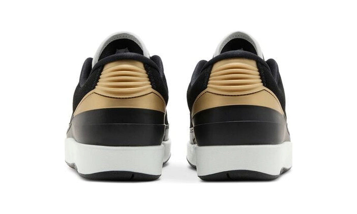 Wmns Air Jordan 2 Retro Low 'Black Metallic Gold'