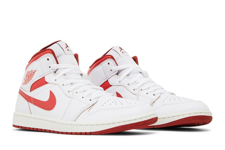 Air Jordan 1 Mid SE 'White Dune Red'