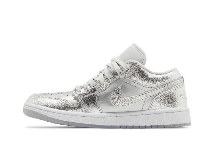 Wmns Air Jordan 1 Low SE 'Metallic Silver'