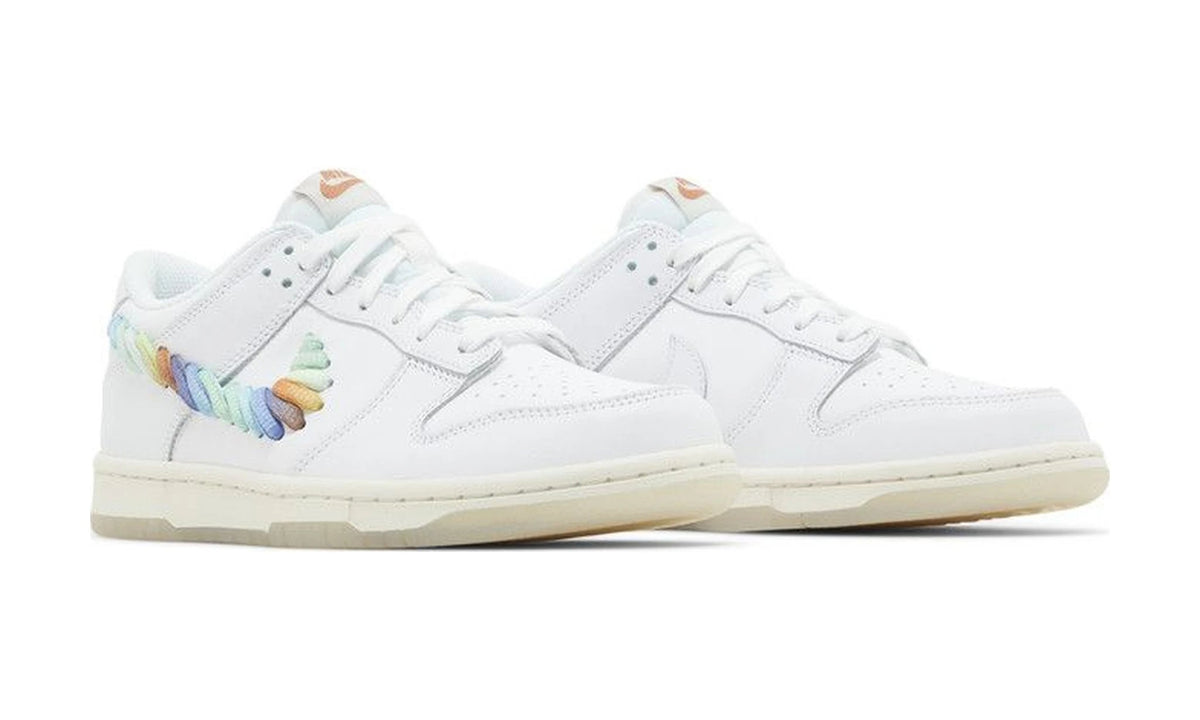Dunk Low GS 'Rainbow Lace Swoosh'