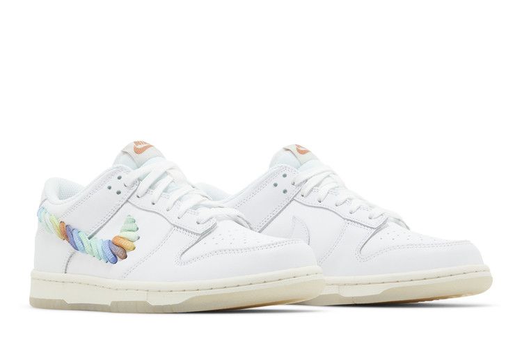 Dunk Low GS 'Rainbow Lace Swoosh'