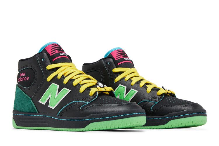 Natas Kuapas x Numeric 480 High 'Black Lime Green'