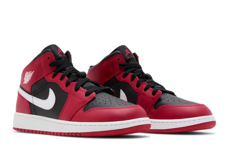 Air Jordan 1 Mid GS 'Gym Red Black White'