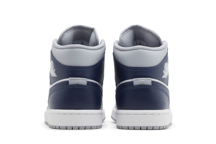 Air Jordan 1 Mid 'Wolf Grey Midnight Navy'