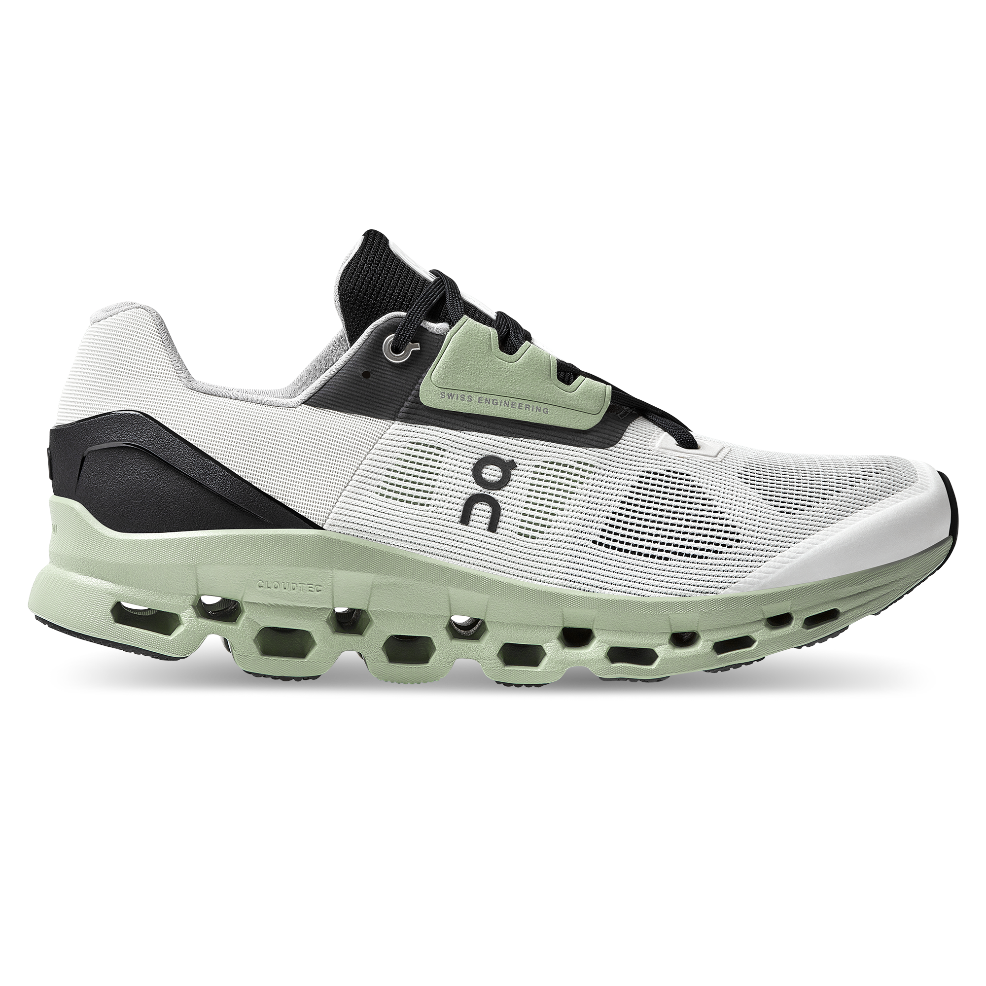 On Running Cloudstratus White Black Sage
