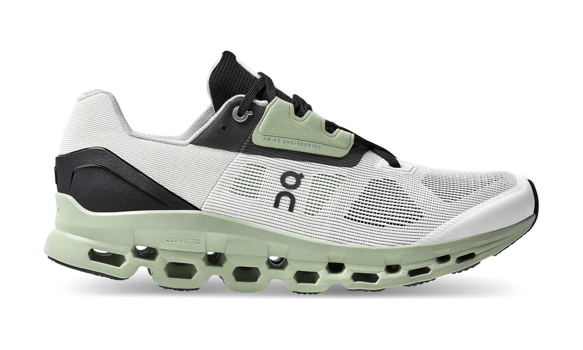 On Running Cloudstratus White Black Sage