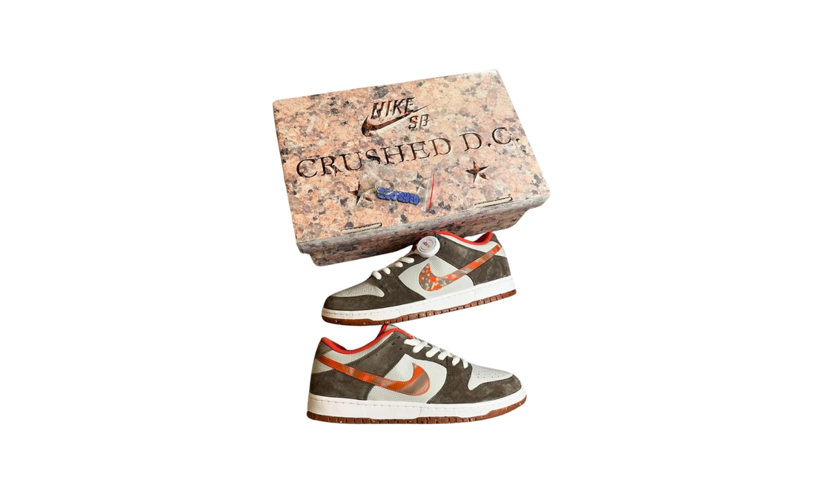 Crushed D.C. x Dunk Low SB 'Golden Hour' Special Box
