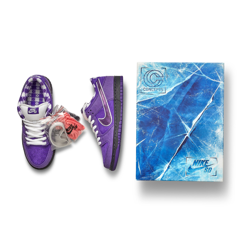 Concepts x Dunk Low SB 'Purple Lobster' Special Box