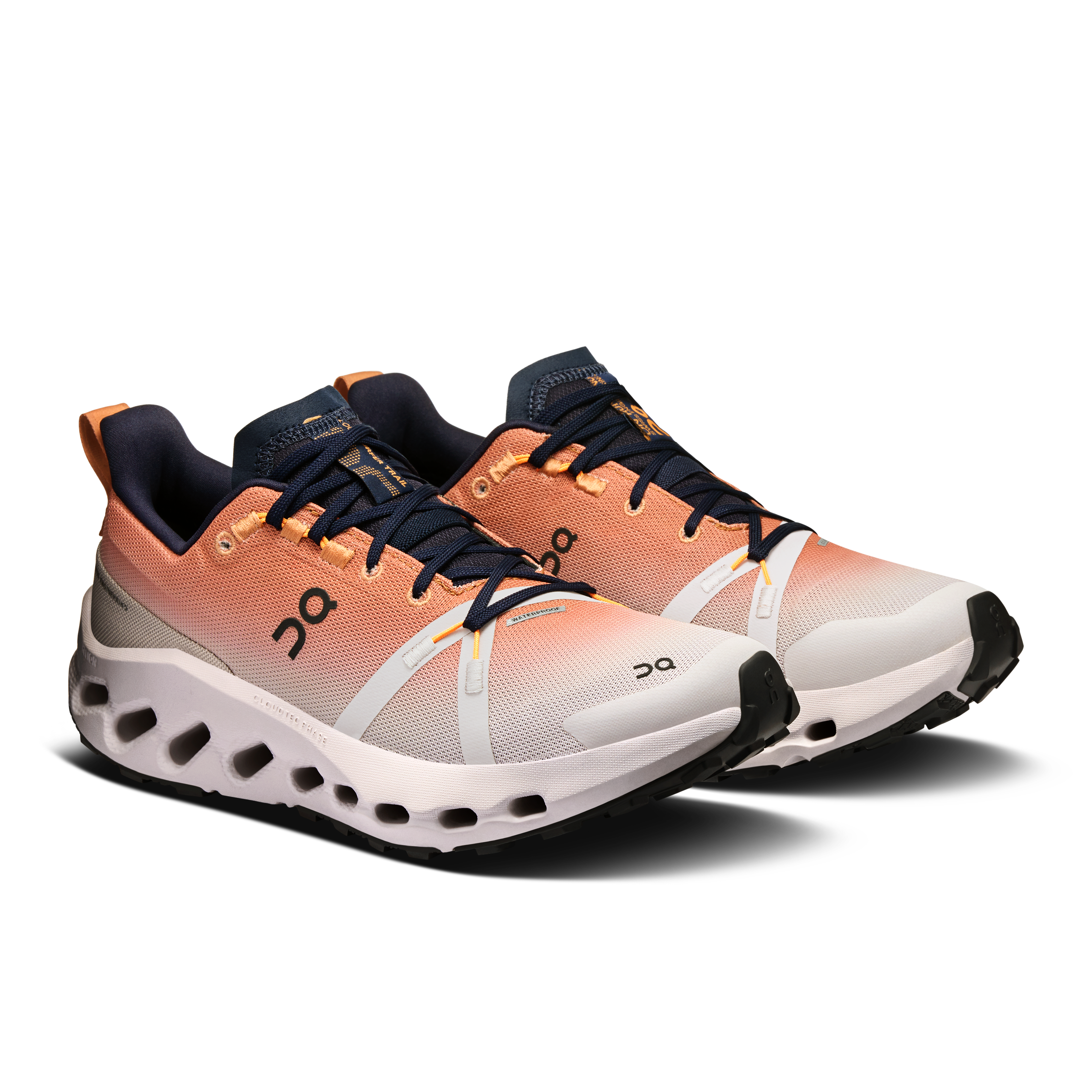 On Running Cloudsurfer Trail Waterproof Sandstone Silver (Women's)