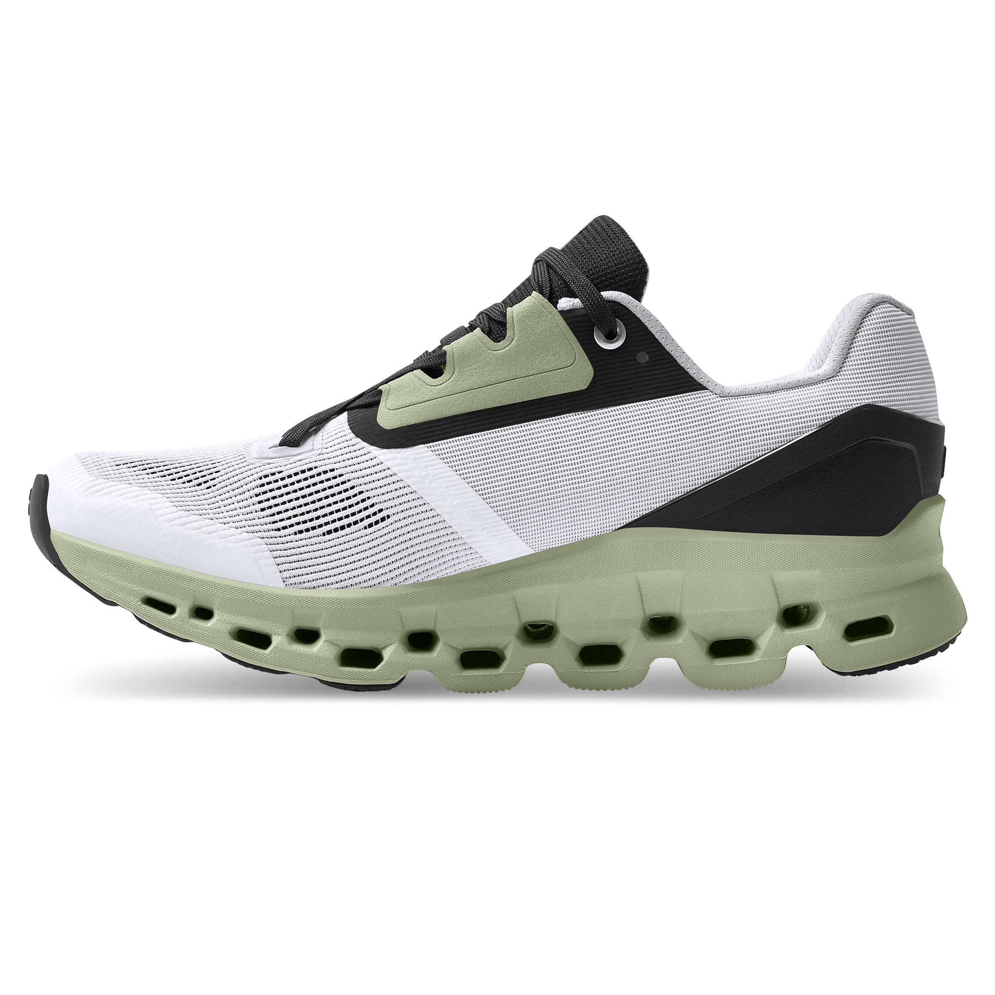 On Running Cloudstratus White Black Sage (Women's)