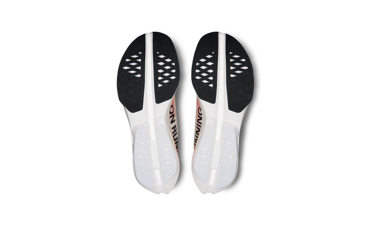 On Running Cloudboom Strike White Black Orange