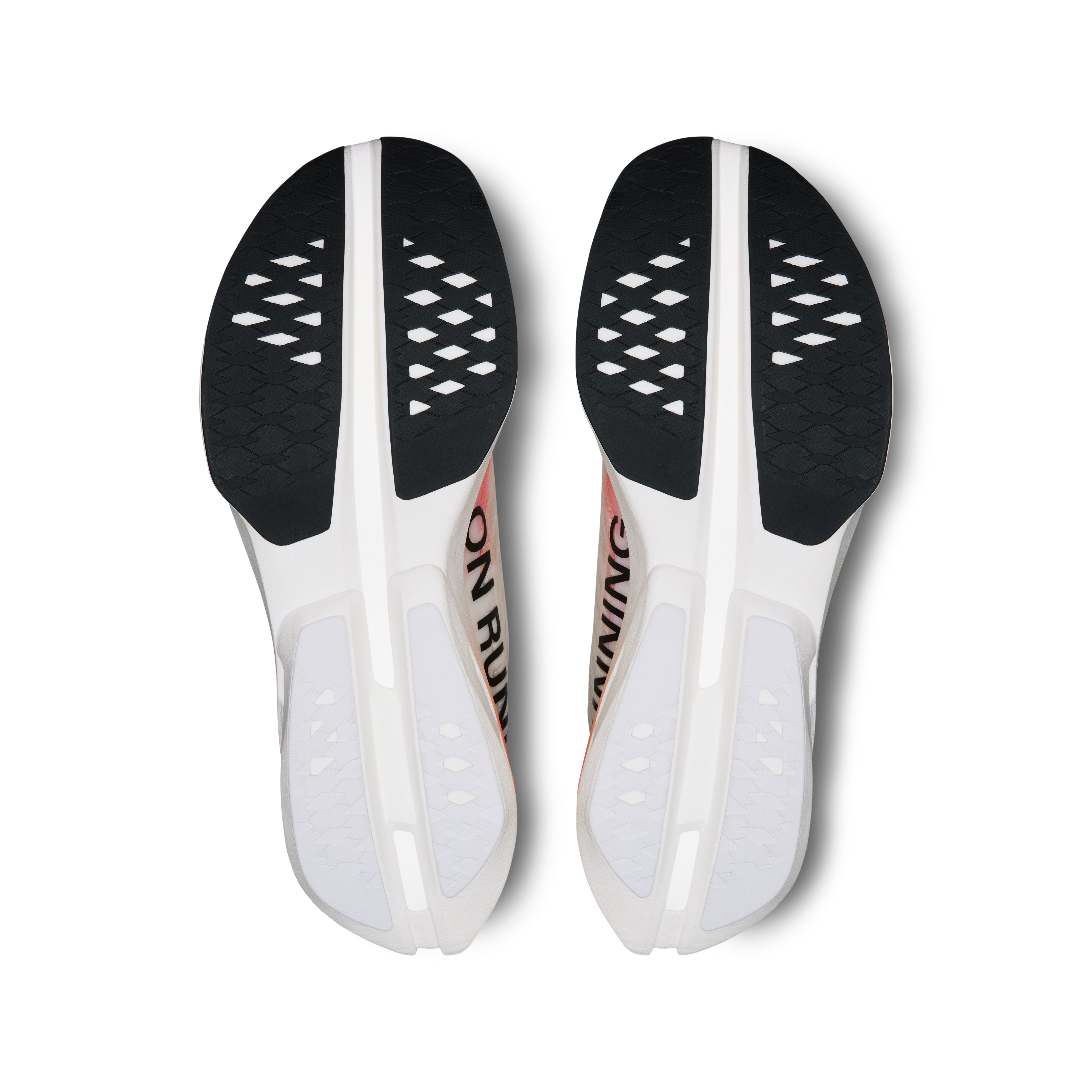 On Running Cloudboom Strike White Black Orange